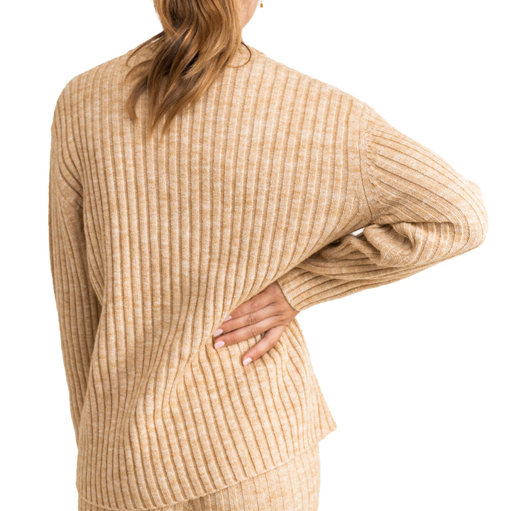 Rhythm Daisy Knit Jumper Sweater - Women's Oatmeal