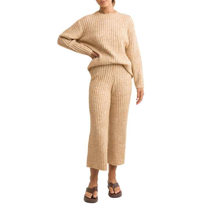 Rhythm Daisy Knit Jumper Sweater - Women's Oatmeal