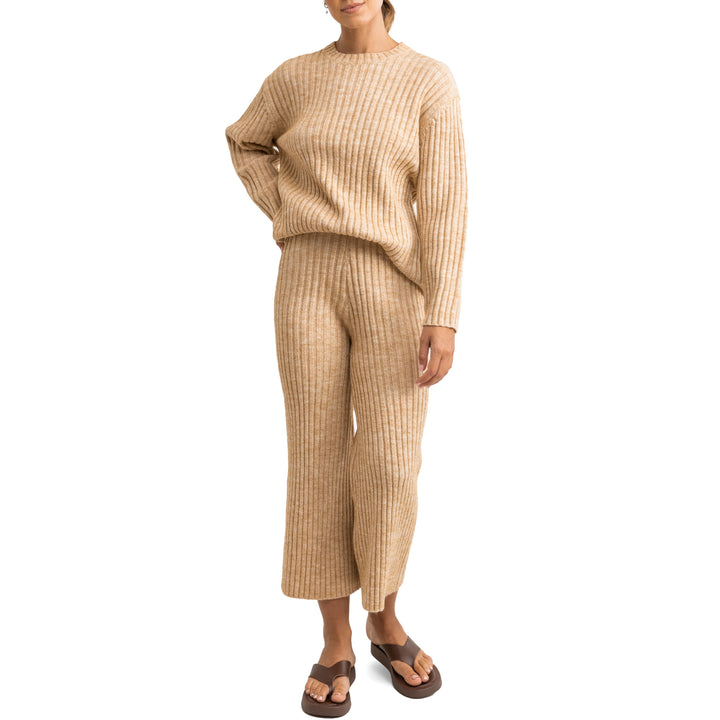 Rhythm Daisy Knit Pants - Women's Oatmeal