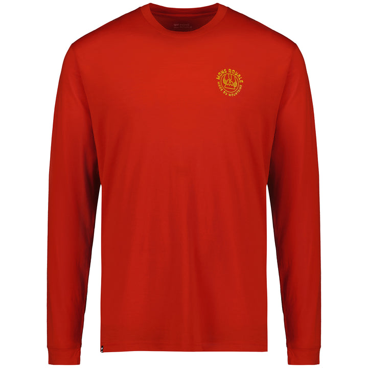 MONS ROYALE Icon Shirt - Unisex Retro Red