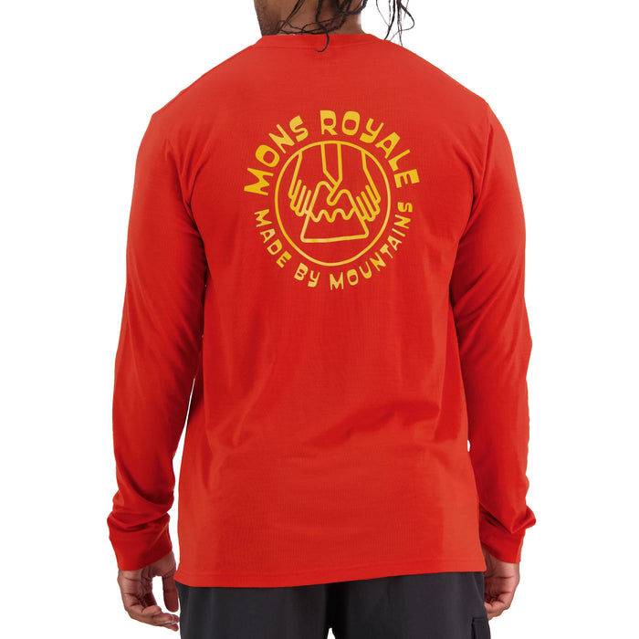 MONS ROYALE Icon Shirt - Unisex Retro Red