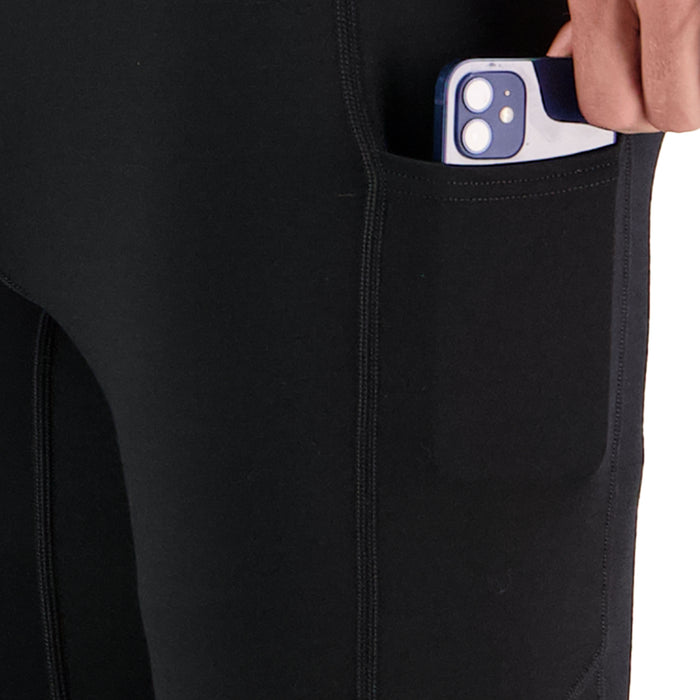 MONS ROYALE Merino Winter Leggings - Men's Black