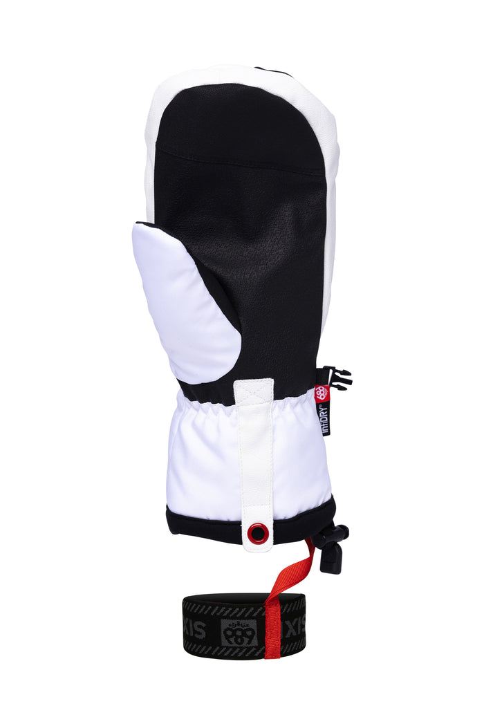 686 Team Merino Mittens White