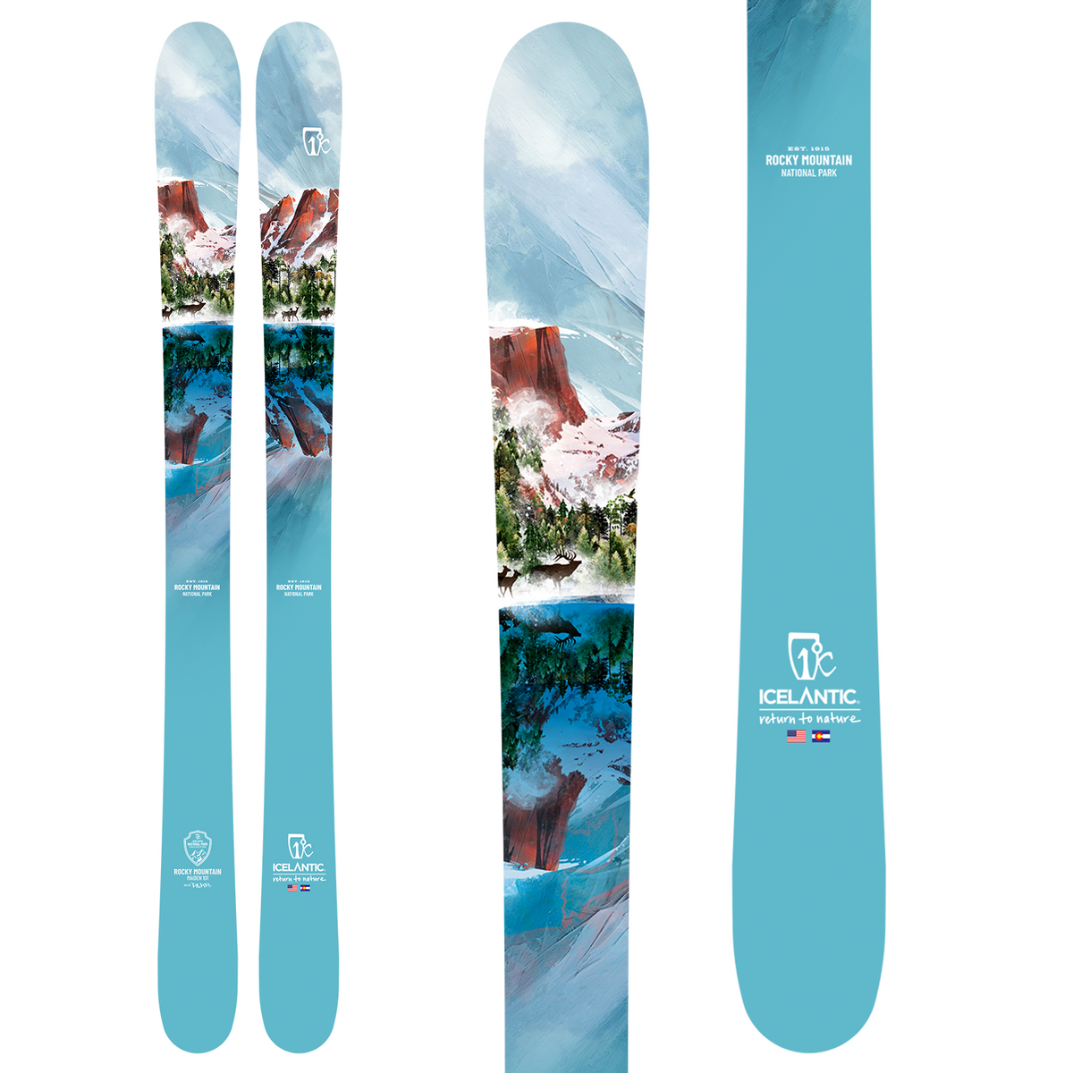 Icelantic Rocky Mountain Maiden 101 Skis - Women's 2025