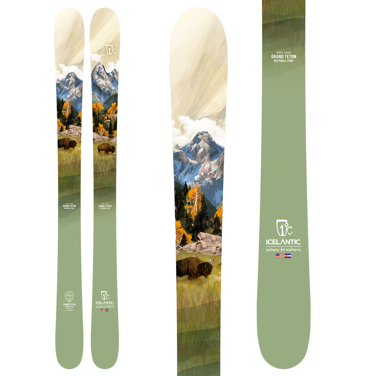 Icelantic Teton Maiden 101 Skis - Women's 2025