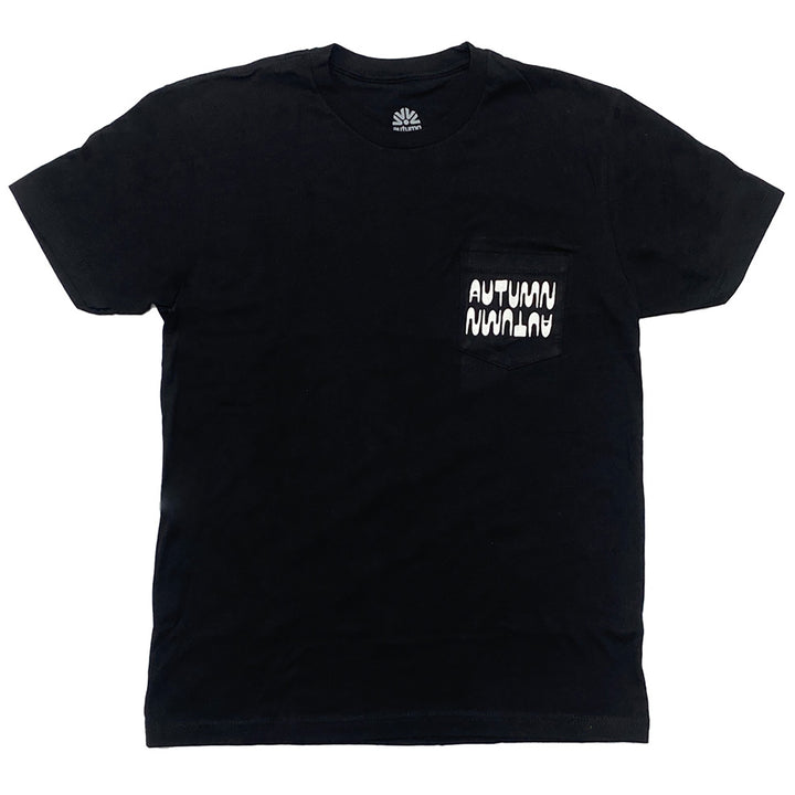 Autumn Wavy Logo Pocket T-Shirt - Men's Heavy Metal