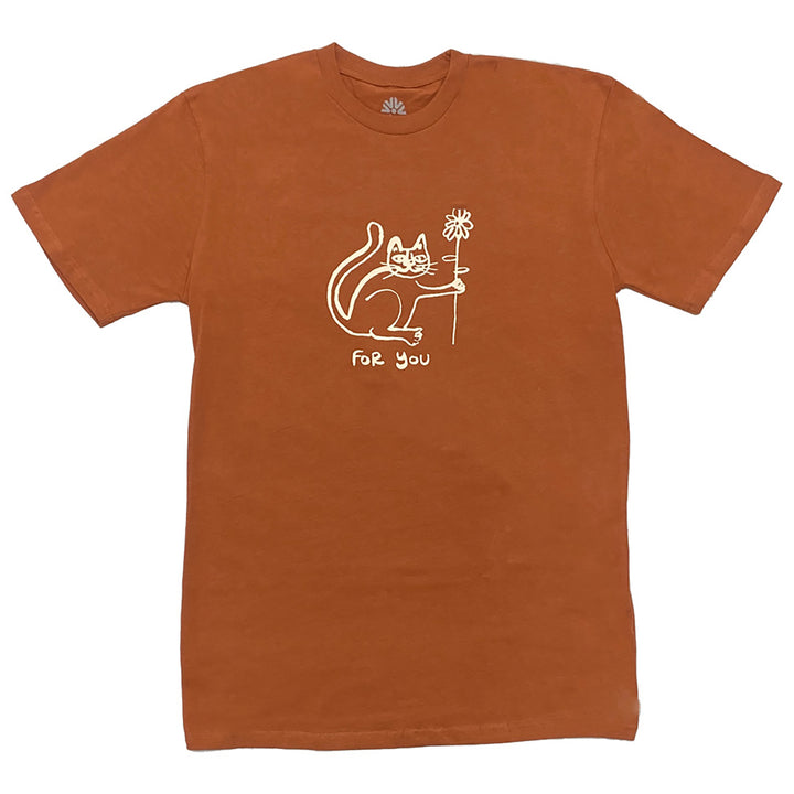 Autumn Happy Cat T-Shirt - Men's Copper