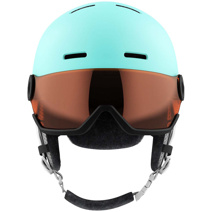 Salomon Grom Visor Helmet - Kids' Aruba Glossy