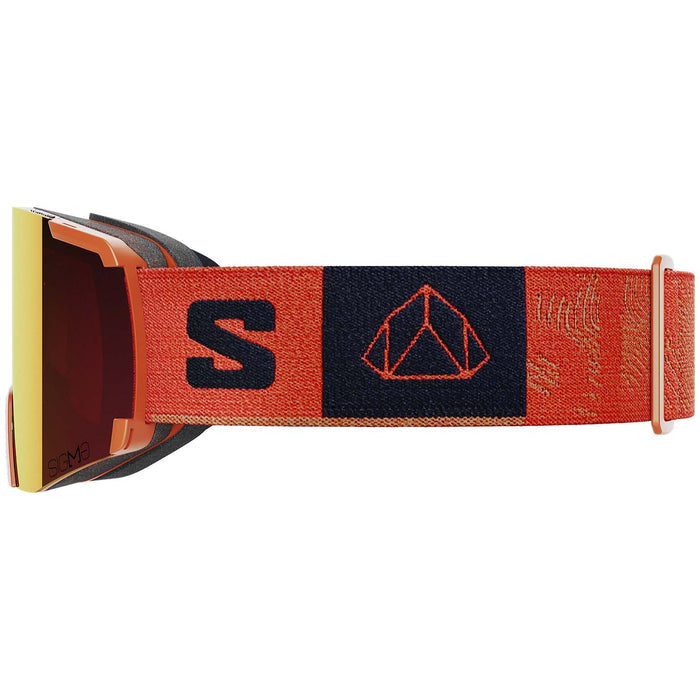 Salomon S/View Goggles Burnt Ochre/Sigma Poppy Red