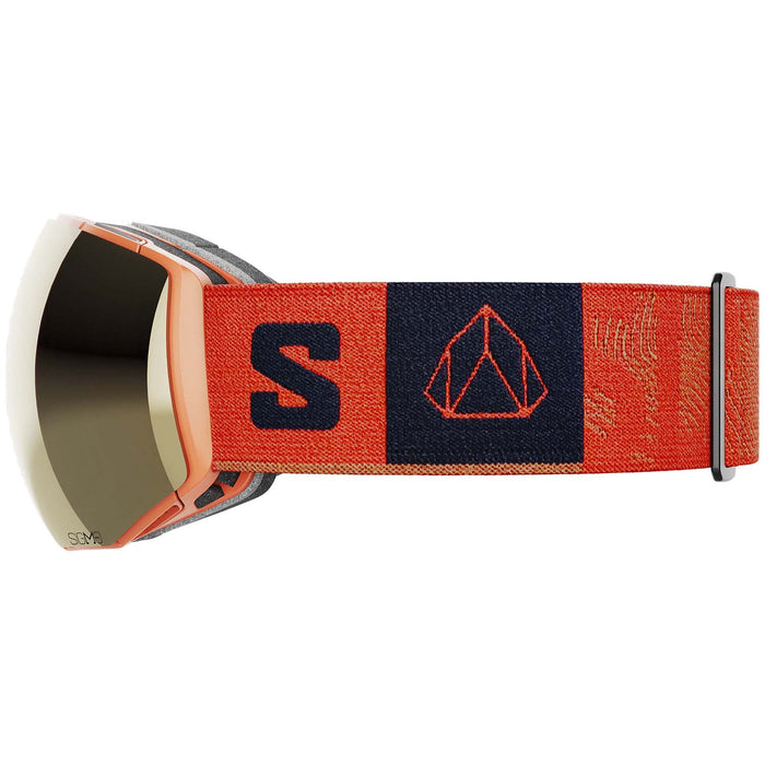 Salomon Radium Prime Goggles Burnt Ochre/Sigma Black Gold+Sigma Apricot