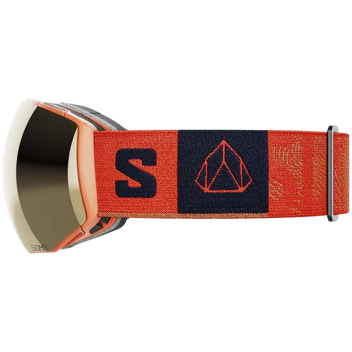 Salomon Radium Prime Goggles Burnt Ochre/Sigma Black Gold+Sigma Apricot
