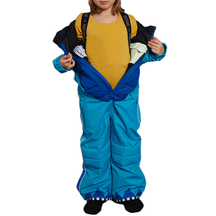 WeeDo funwear BLUE MONDO Monster Snowsuit - Kids' Blue