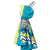 WeeDo funwear BIRDY Bird Rain Cape - Kids' Multi Colored