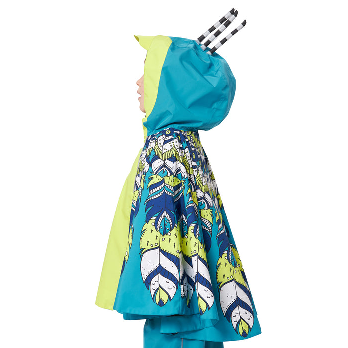WeeDo funwear BIRDY Bird Rain Cape - Kids' Multi Colored