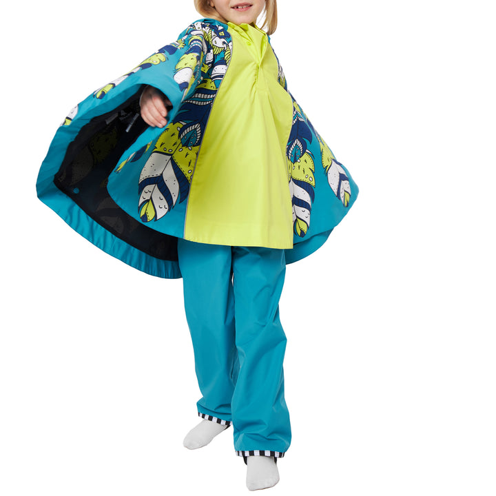 WeeDo funwear BIRDY Bird Rain Cape - Kids' Multi Colored