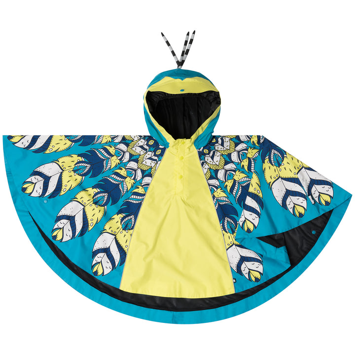 WeeDo funwear BIRDY Bird Rain Cape - Kids' Multi Colored