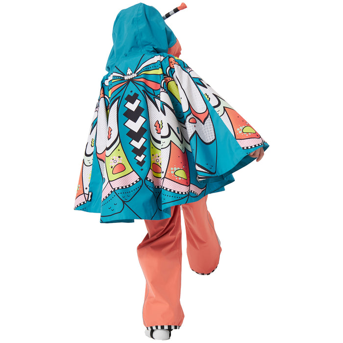 WeeDo funwear HOLLY Butterfly Rain Cape - Girls' Multi Colored