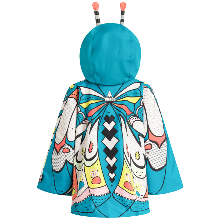 WeeDo funwear HOLLY Butterfly Rain Cape - Girls' Multi Colored