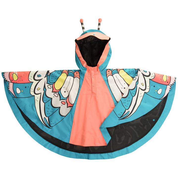 WeeDo funwear HOLLY Butterfly Rain Cape - Girls' Multi Colored