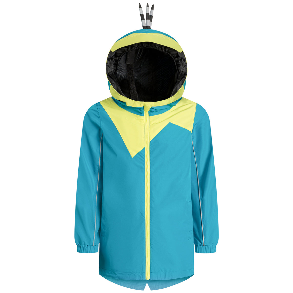 WeeDo funwear WINDY Butterfly Rain Jacket - Kids' Blue Petrol