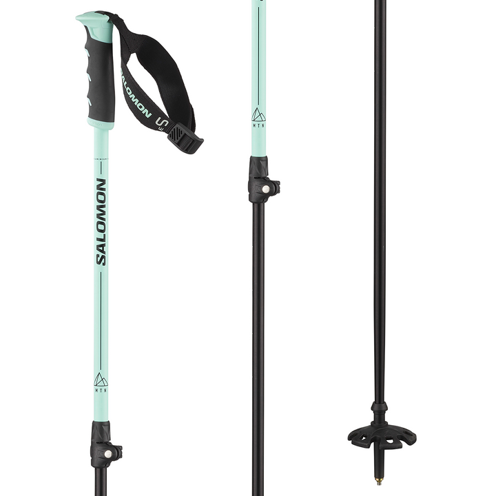 Salomon MTN Alu S3 Ski Poles - Women's 2024 Bleached Aqua