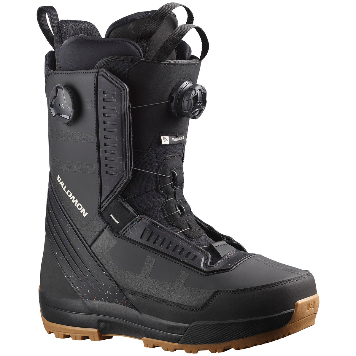 Salomon Malamute Dual Boa Snowboard Boots Black