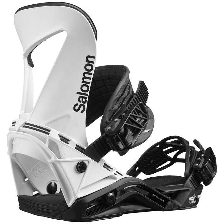 Salomon Hologram Snowboard Bindings 2023 White