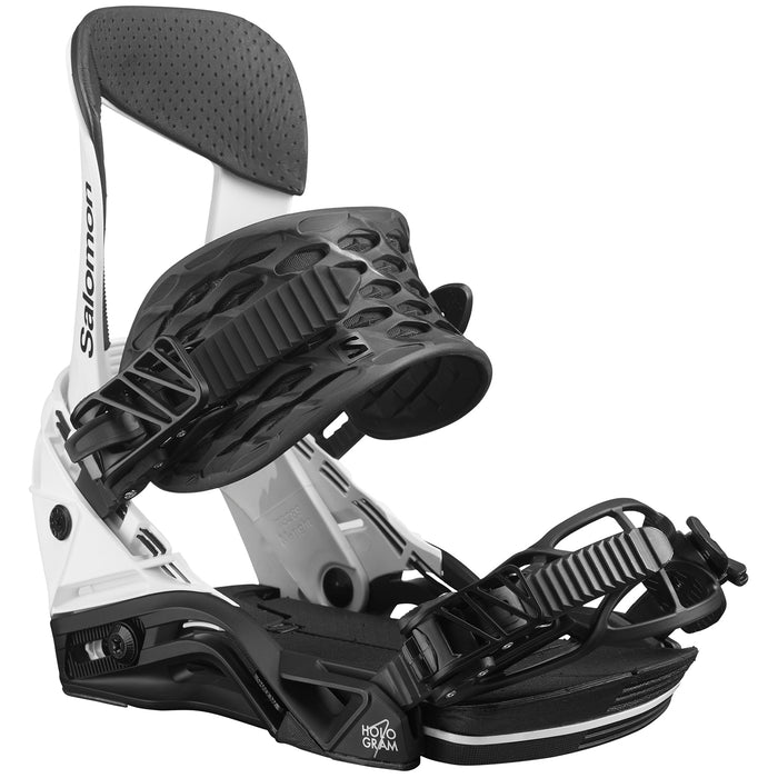 Salomon Hologram Snowboard Bindings 2023 White