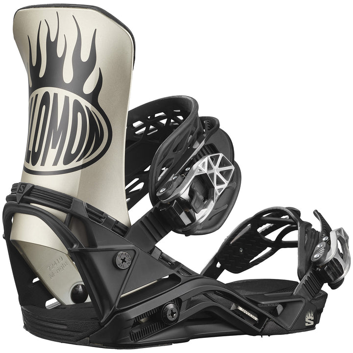 Salomon District Pro Team Snowboard Bindings 2023 Metallic Gold