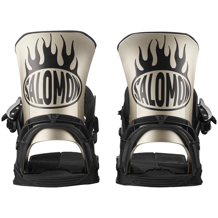 Salomon District Pro Team Snowboard Bindings 2023 Metallic Gold