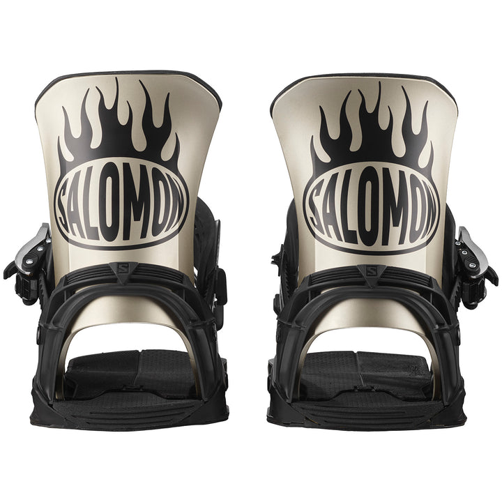 Salomon District Pro Team Snowboard Bindings 2023 Metallic Gold