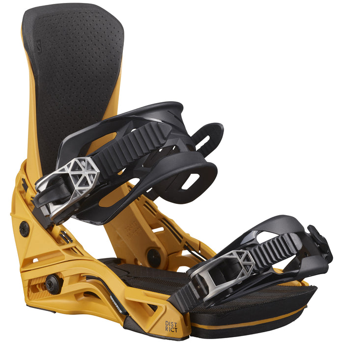 Salomon District Snowboard Bindings 2024 Golden Yellow