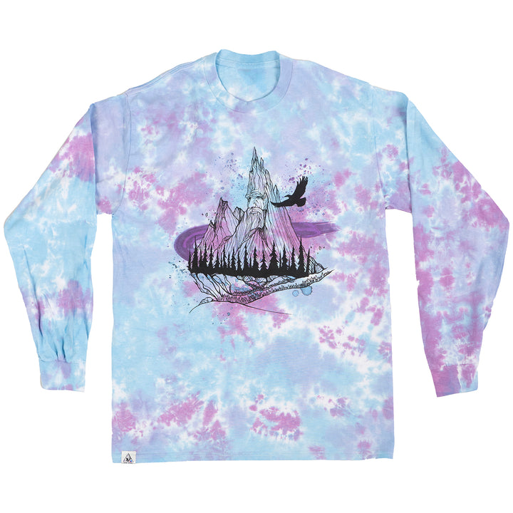 CB Ink Vertex Long-Sleeve T-Shirt - Men's Tie Dye: Wht, Blu, Prp
