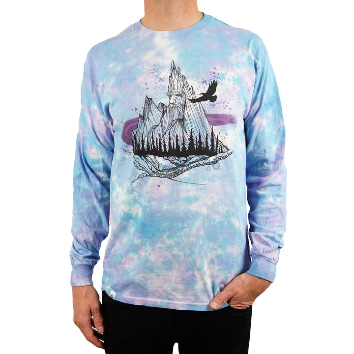 CB Ink Vertex Long-Sleeve T-Shirt - Men's Tie Dye: Wht, Blu, Prp