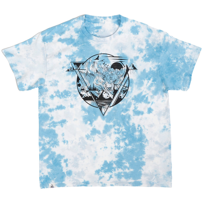 CB Ink High Sierra Roots Tie Dye Short-Sleeve T-Shirt - Men's Tie Dye:Wht,Blu,Gry