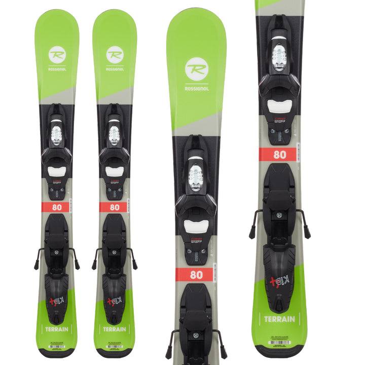 Rossignol Terrain Skis + Look Kid-X 4 Bindings - Toddlers' 2020