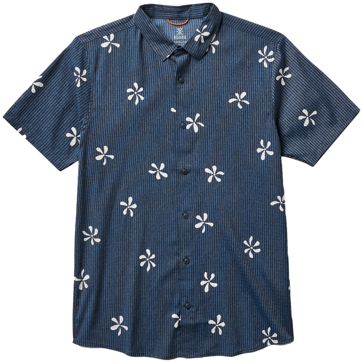 Roark Bless Up Short-Sleeve Shirt - Men's Dark Navy