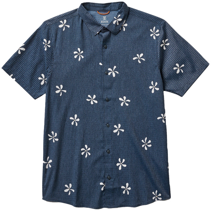 Roark Bless Up Short-Sleeve Shirt - Men's Dark Navy