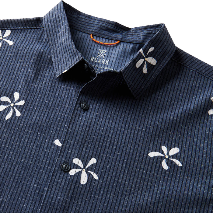 Roark Bless Up Short-Sleeve Shirt - Men's Dark Navy