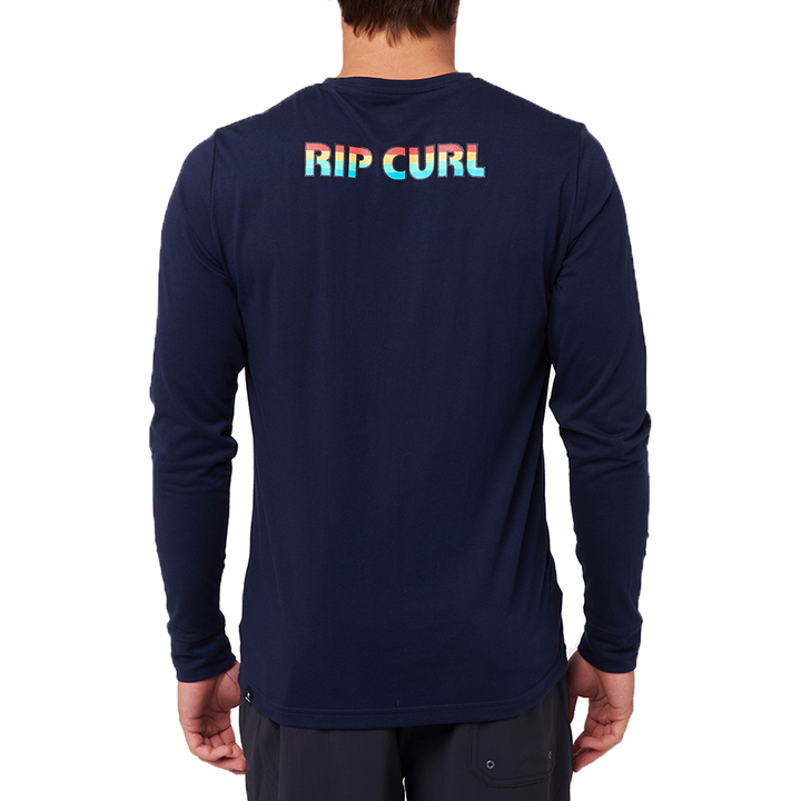 Rip Curl Icons Of Surf Long Sleeve UV Rashguard Navy