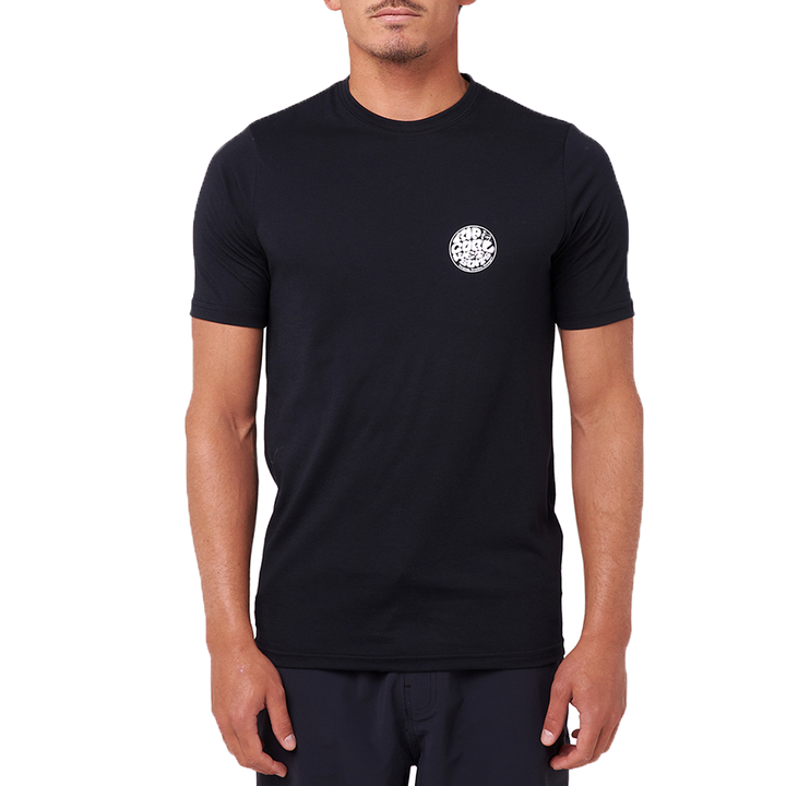 Rip Curl Icons Of Surf Short Sleeve UV Rashguard Black