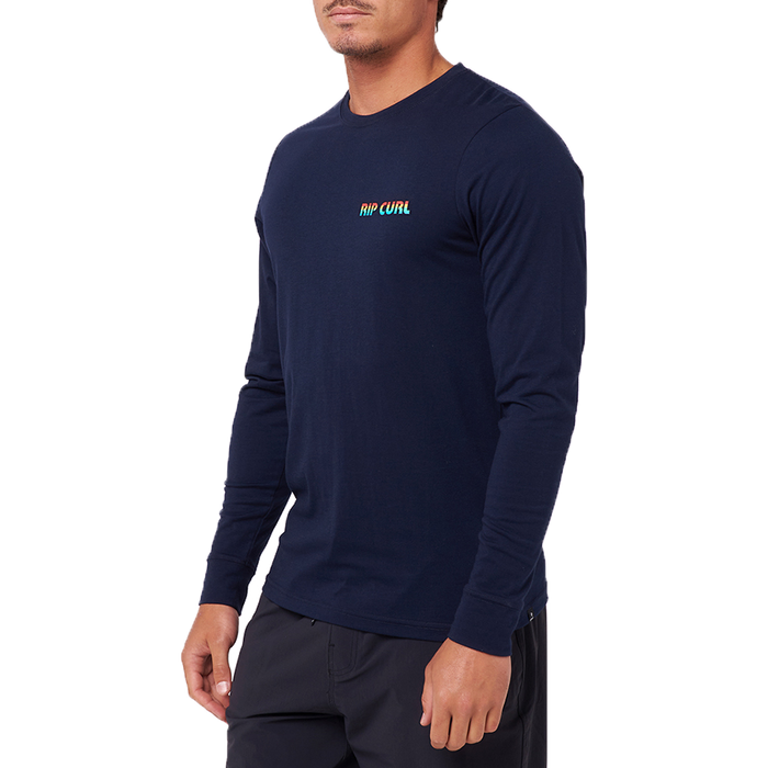 Rip Curl Icons Of Surf Long Sleeve UV Rashguard Navy