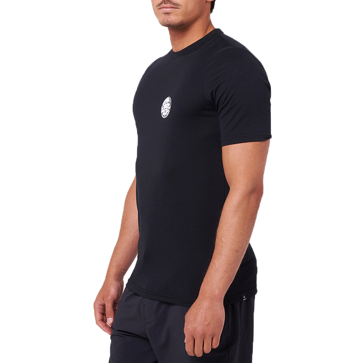 Rip Curl Icons Of Surf Short Sleeve UV Rashguard Black