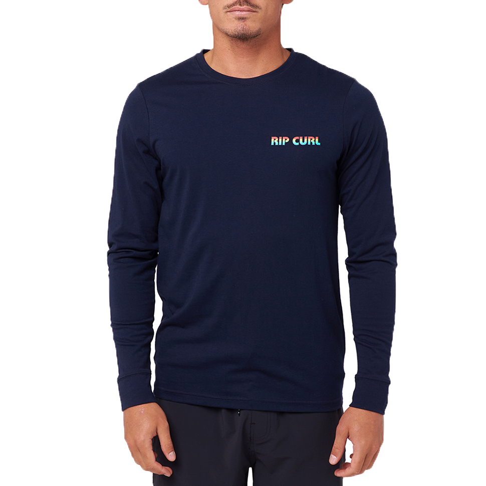 Rip Curl Icons Of Surf Long Sleeve UV Rashguard Navy