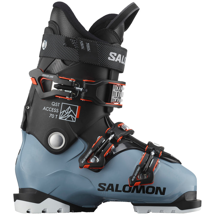 Salomon QST Access 70T Ski Boots - Kids' 2023 Copen Blue/Black/Orange