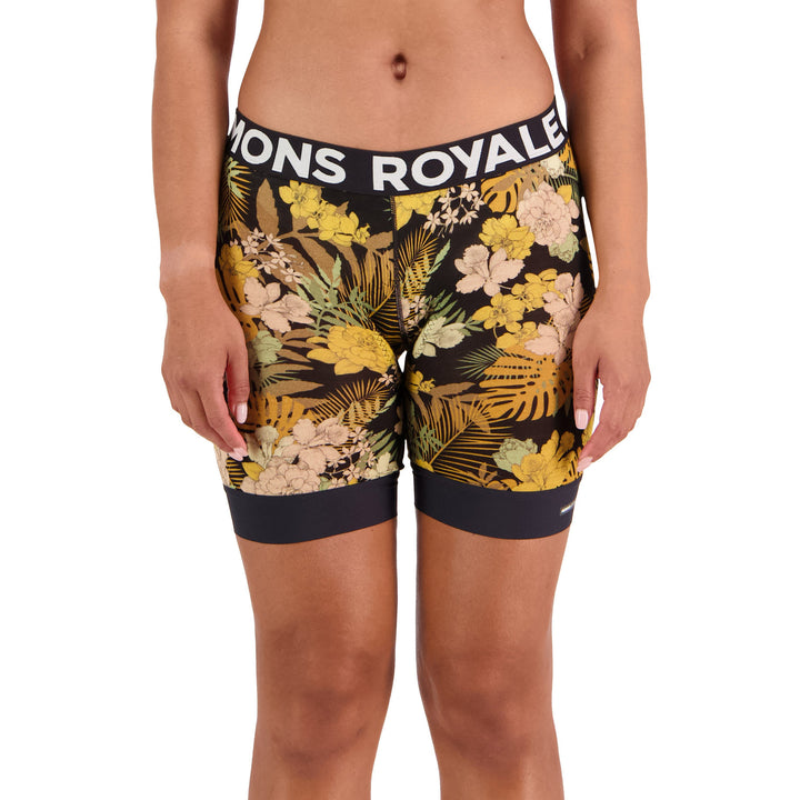 MONS ROYALE Enduro Bike Liner Shorts - Women's Floral Camo