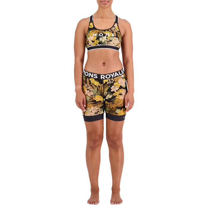 MONS ROYALE Enduro Bike Liner Shorts - Women's Floral Camo