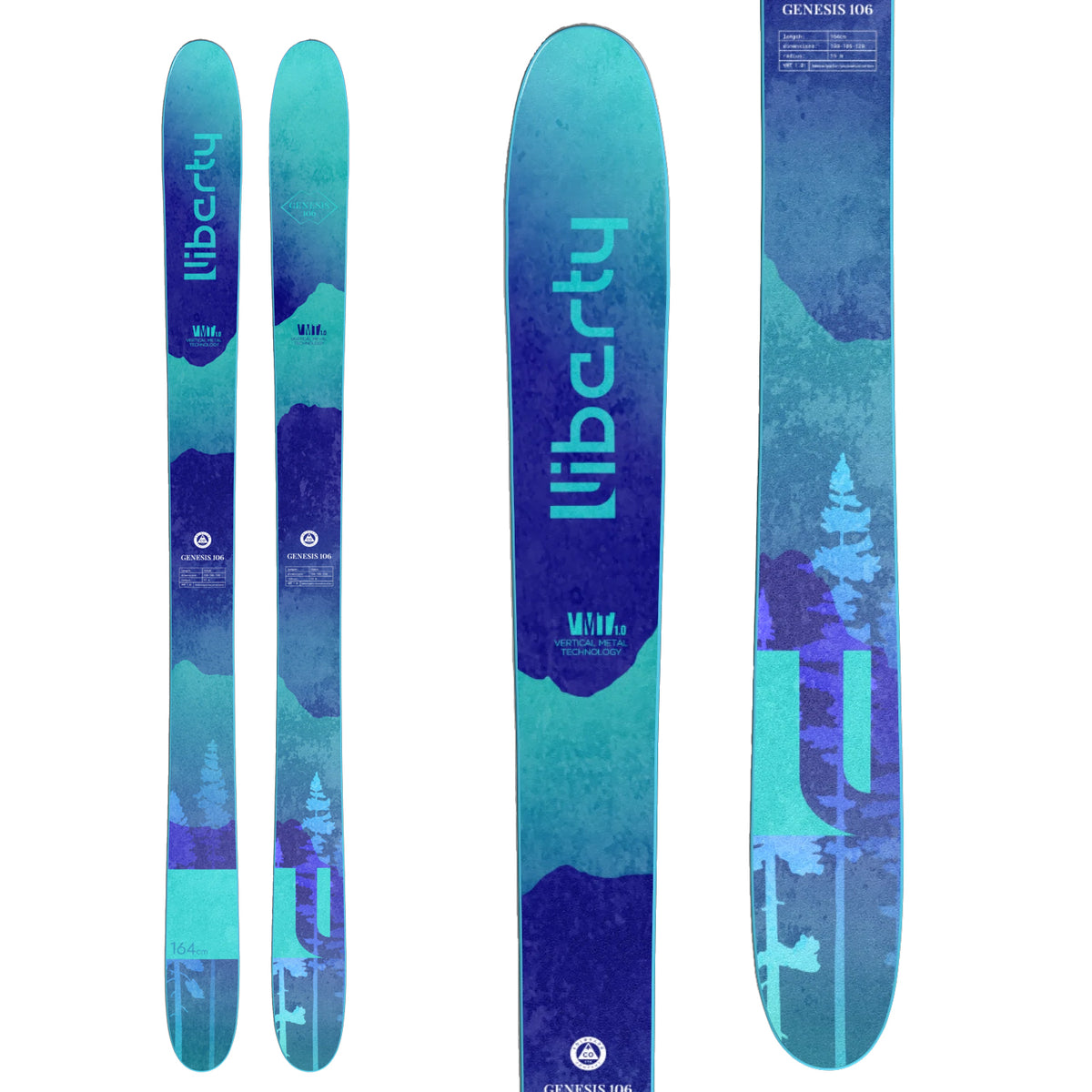 Liberty Genesis 106 Skis - Women's 2023