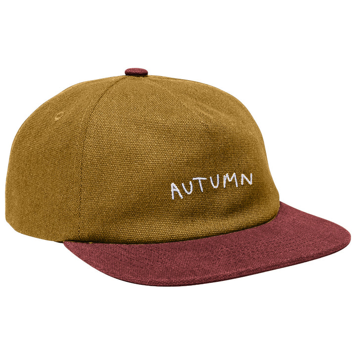 Autumn 5 Panel Snapback-Washed Canvas Hat Sand