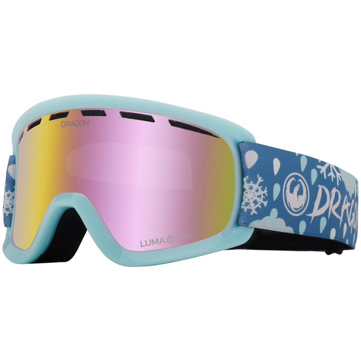 Dragon Lil D Goggles - Kids' Snow Dance/LumaLens Pink Ion